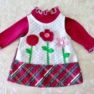 Bonnie Baby 2-piece Jumper Outfit Size 3-6 mos.